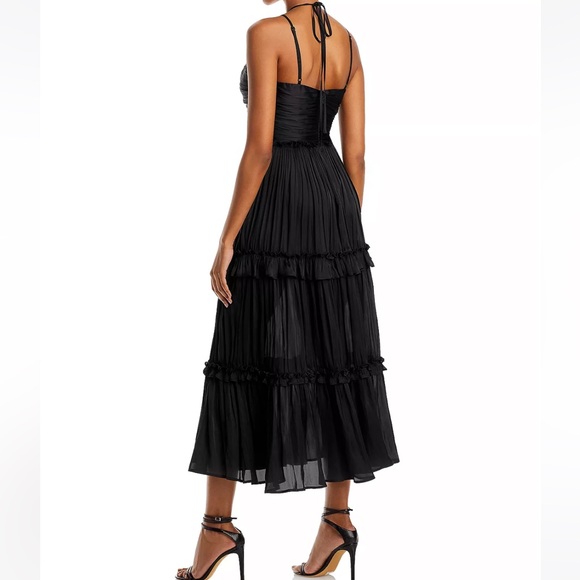 Aqua Black Midi Dress - Picture 2 of 7